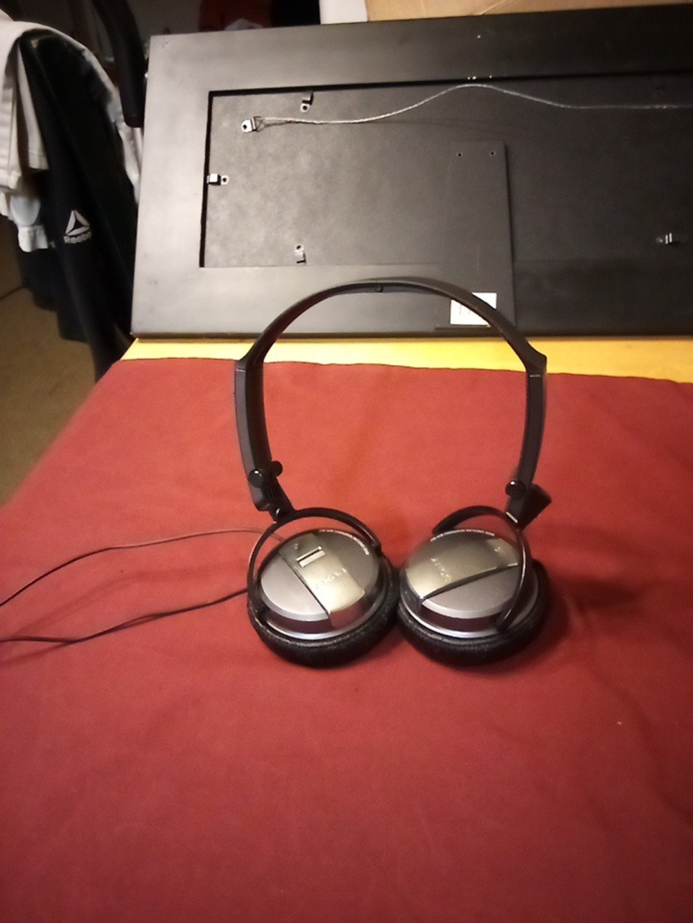 Sony On-Ear Headphones in Silver and Black